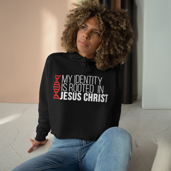 Rooted in Christ Cropped Hoodie