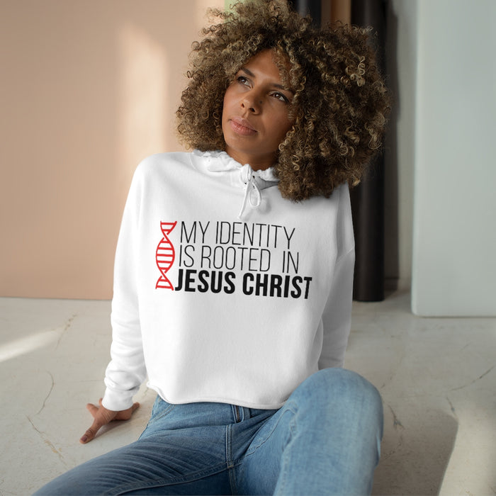 Rooted in Christ Cropped Hoodie