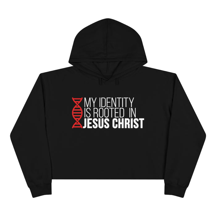 Rooted in Christ Cropped Hoodie