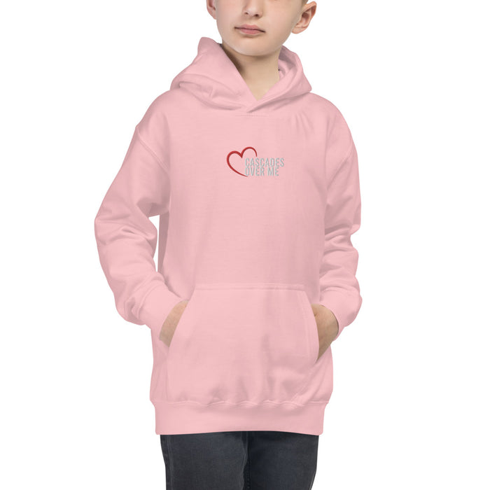 Love Cascades Over Me Kids Hoodie