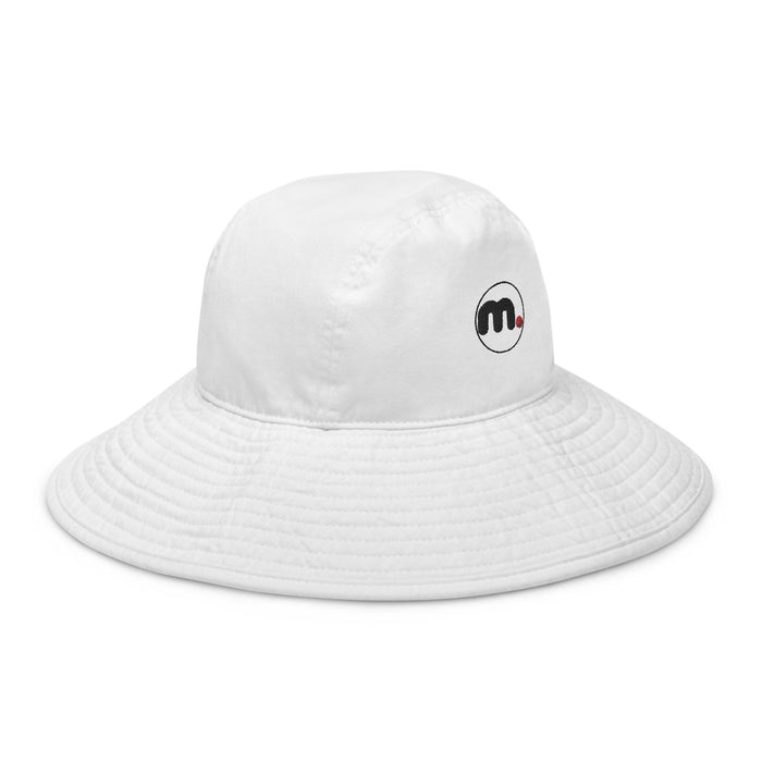 Wide brim bucket hat