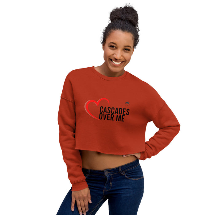 Love Cascades Over Me Cropped Sweatshirt