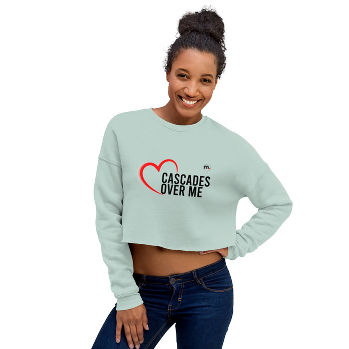 Love Cascades Over Me Cropped Sweatshirt