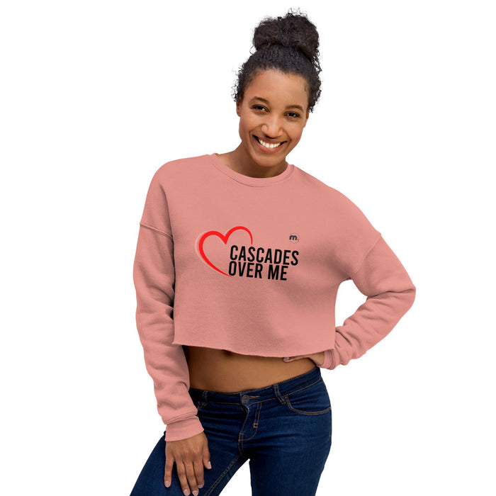 Love Cascades Over Me Cropped Sweatshirt