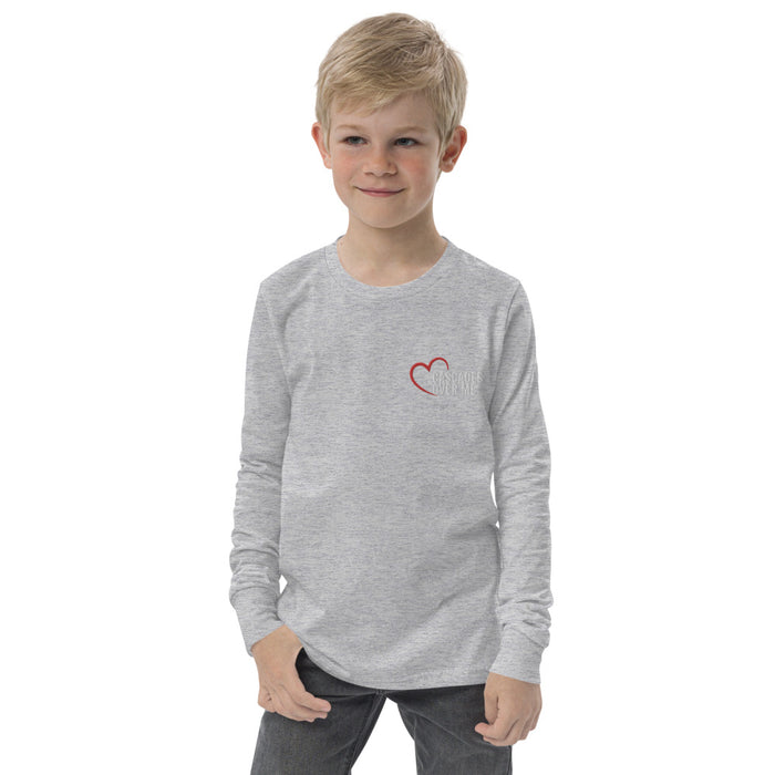 Love Cascades Over Me Youth Long Sleeve Tee