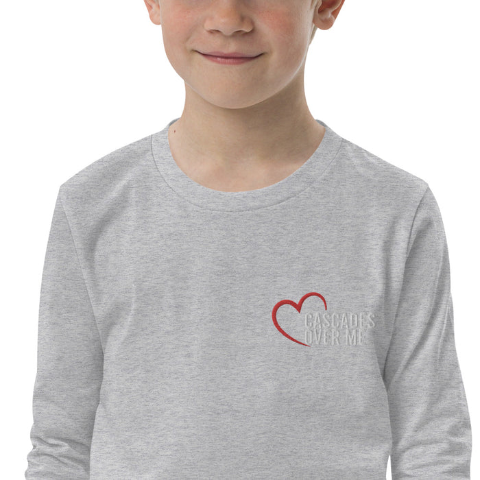 Love Cascades Over Me Youth Long Sleeve Tee